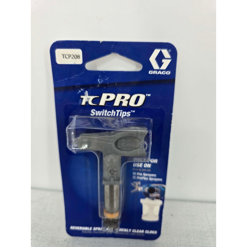 Graco TC Pro SwitchTip TCP208 Reversible Spray Tip 24A19A Gray NEW